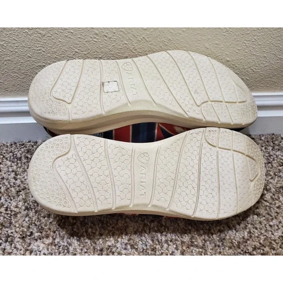 Ariat Hilo Men’s 9EE Wide Serape Canvas Shoes Centinela Style 10042581 Lace Up - Picture 9 of 10